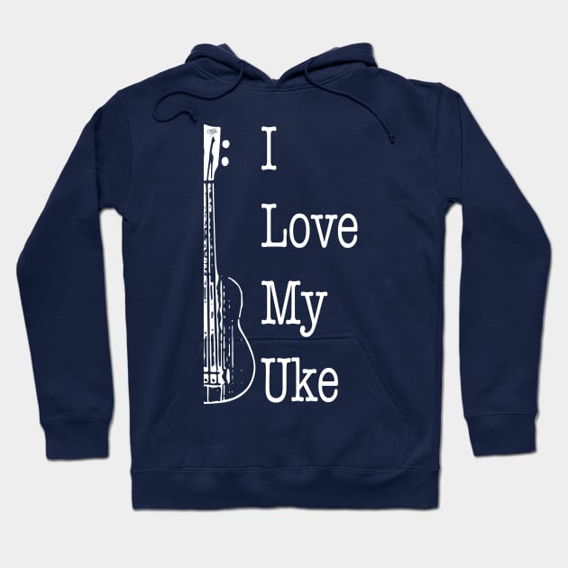 I love my uke Hoodie by beangrphx